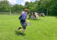 Player On The Airstrip Field