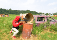 Player On Junkyard Field