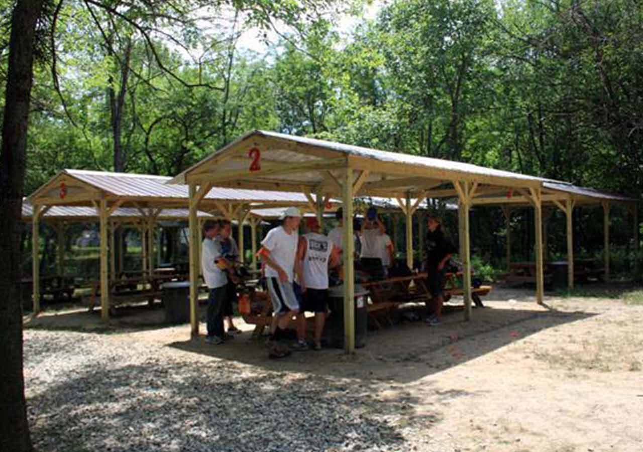 Outdoor Staging Area