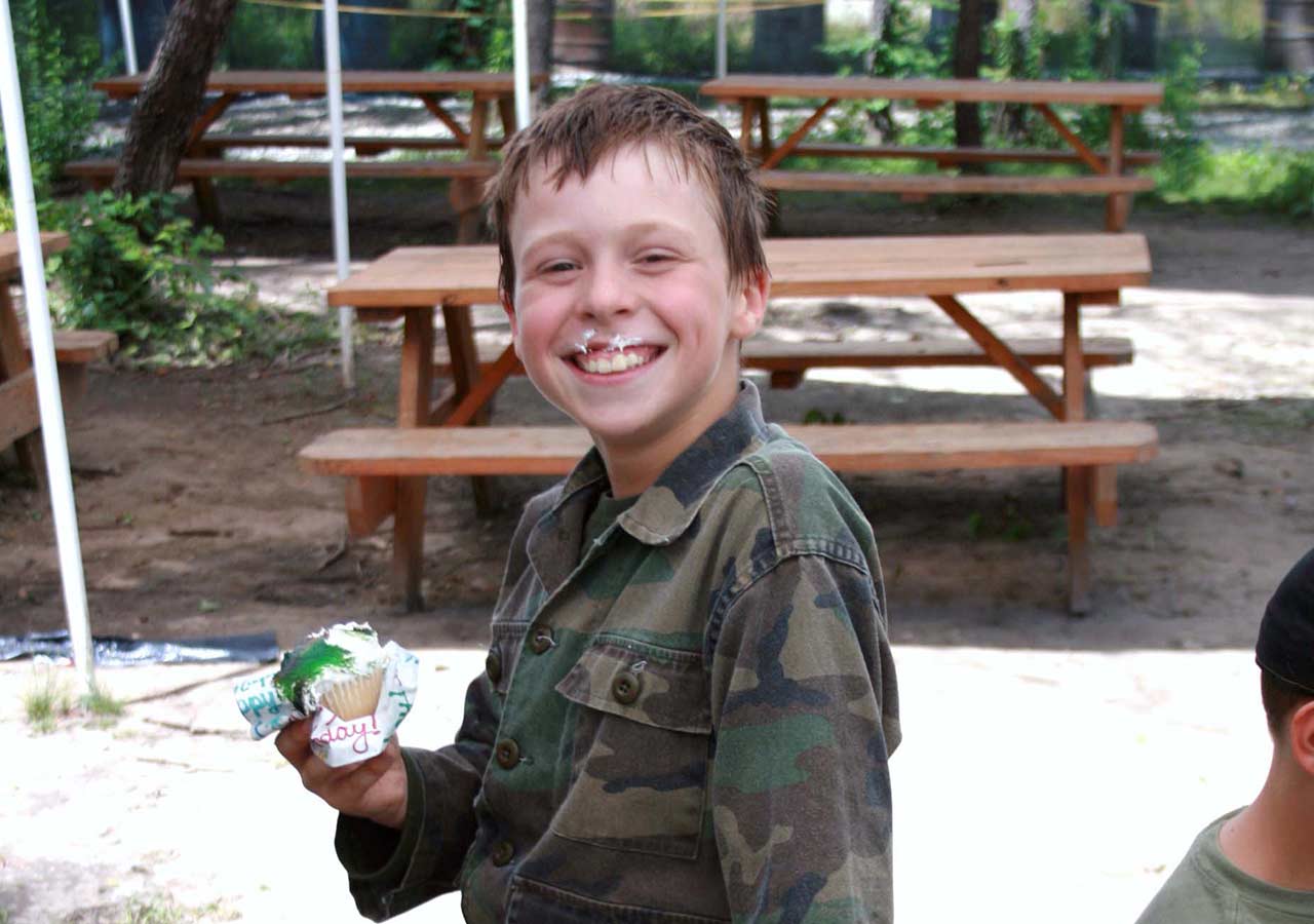 Guest Eating Cupcake